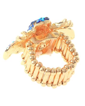 Crystal Bee Elastic Ring