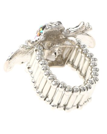 Crystal Bee Elastic Ring