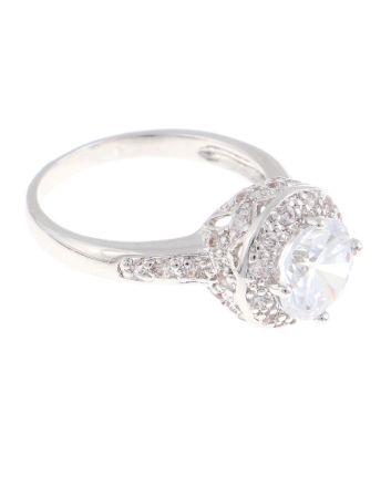 Rhodium Plated Ring
