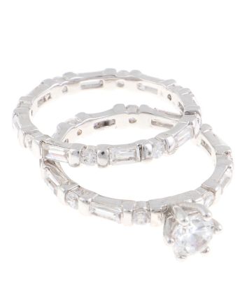 Rhodium Plated Ring