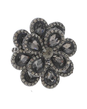 Crystal Stretch Flower Ring
