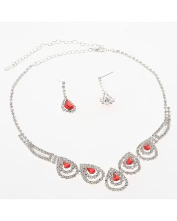 Rhinestone Necklace Set 