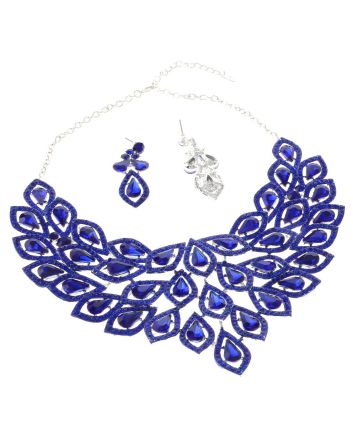 Rhinestone Necklace Set
