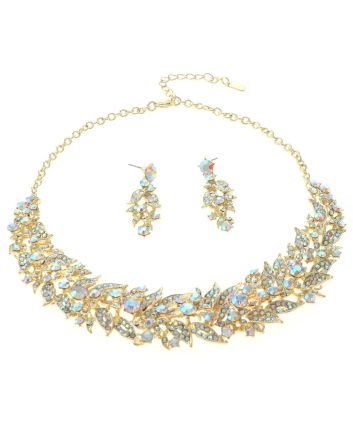 Rhinestone Necklace Set 