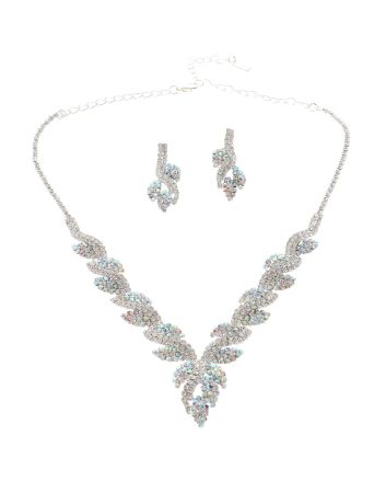 Rhinestone Necklace Set 