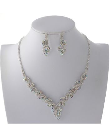 Rhinestone Necklace Set 