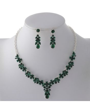 Rhinestone Necklace Set 