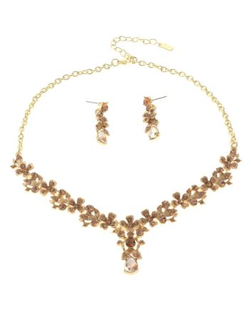 Rhinestone Necklace Set 