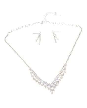 Rhinestone Necklace Set 