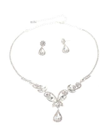 Rhinestone Necklace Set 