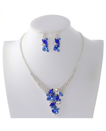 Rhinestone Necklace Set 