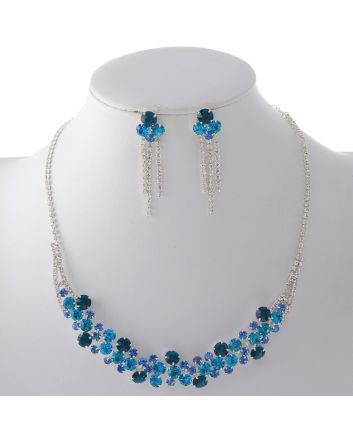 Rhinestone Necklace Set 