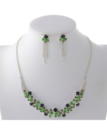 Rhinestone Necklace Set 