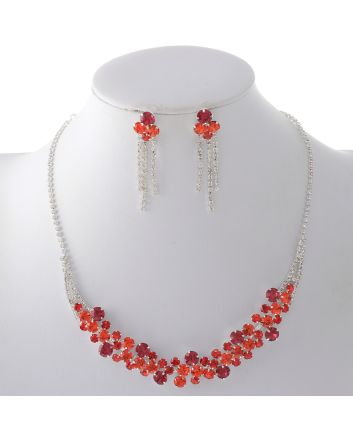 Rhinestone Necklace Set 