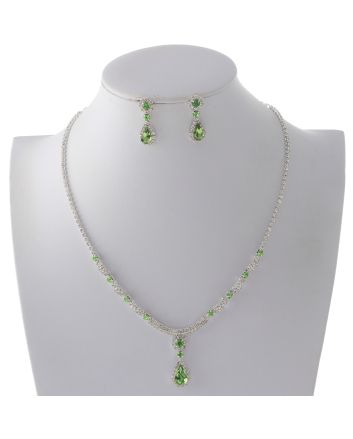 Rhinestone Necklace Set 