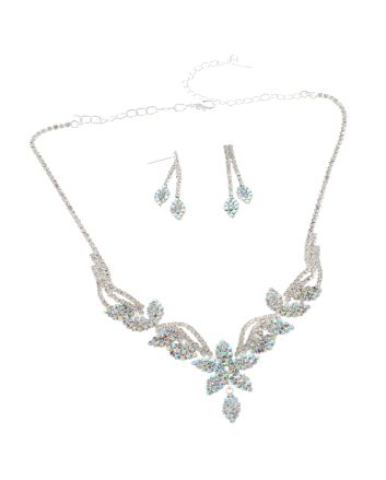Rhinestone Necklace Set 