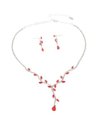 Rhinestone Necklace Set 