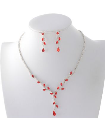 Rhinestone Necklace Set 