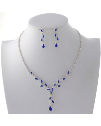 Rhinestone Necklace Set 