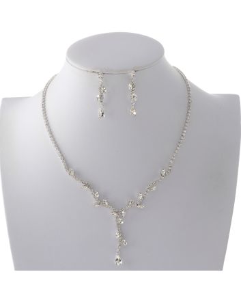 Rhinestone Necklace Set 