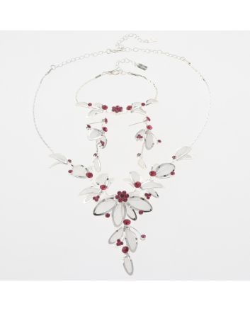Metal Necklace Bracelet  Set 