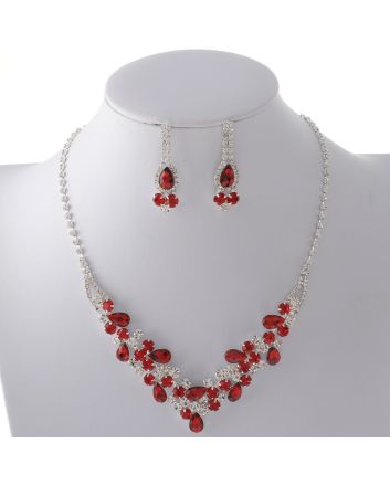 Rhinestone Necklace Set 
