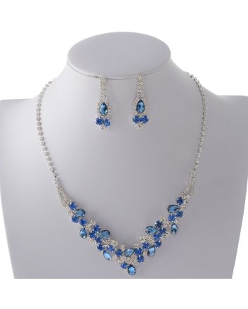 Rhinestone Necklace Set 
