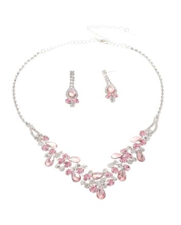 Rhinestone Necklace Set 