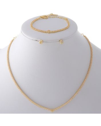 Rhinestone Necklace Set 