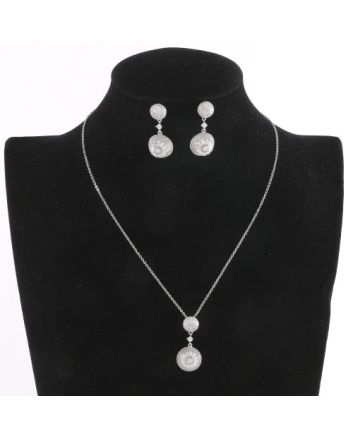 Cubic Zirconia Necklace Set
